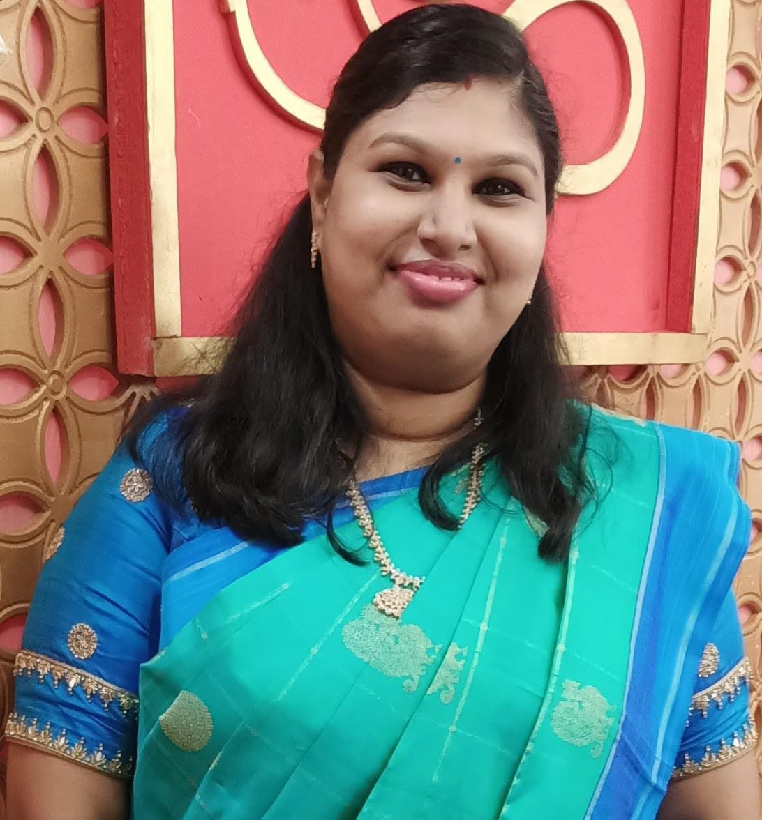 An image shows a person whose name is Bhavanishree R Learn and Ace teacher